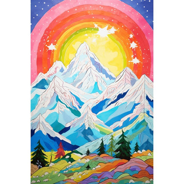Mountain Color Canvas